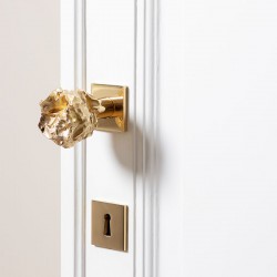 Brass knobs for doors and furniture sold on the invisible collection, designed by Victoria Maria
