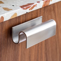 Nickel Handle for kitchen and bathroom drawers